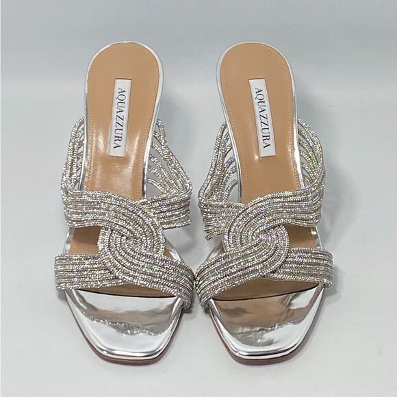 Aquazzura Gatsby Embellished Mules size 40 - Picture 4 of 14